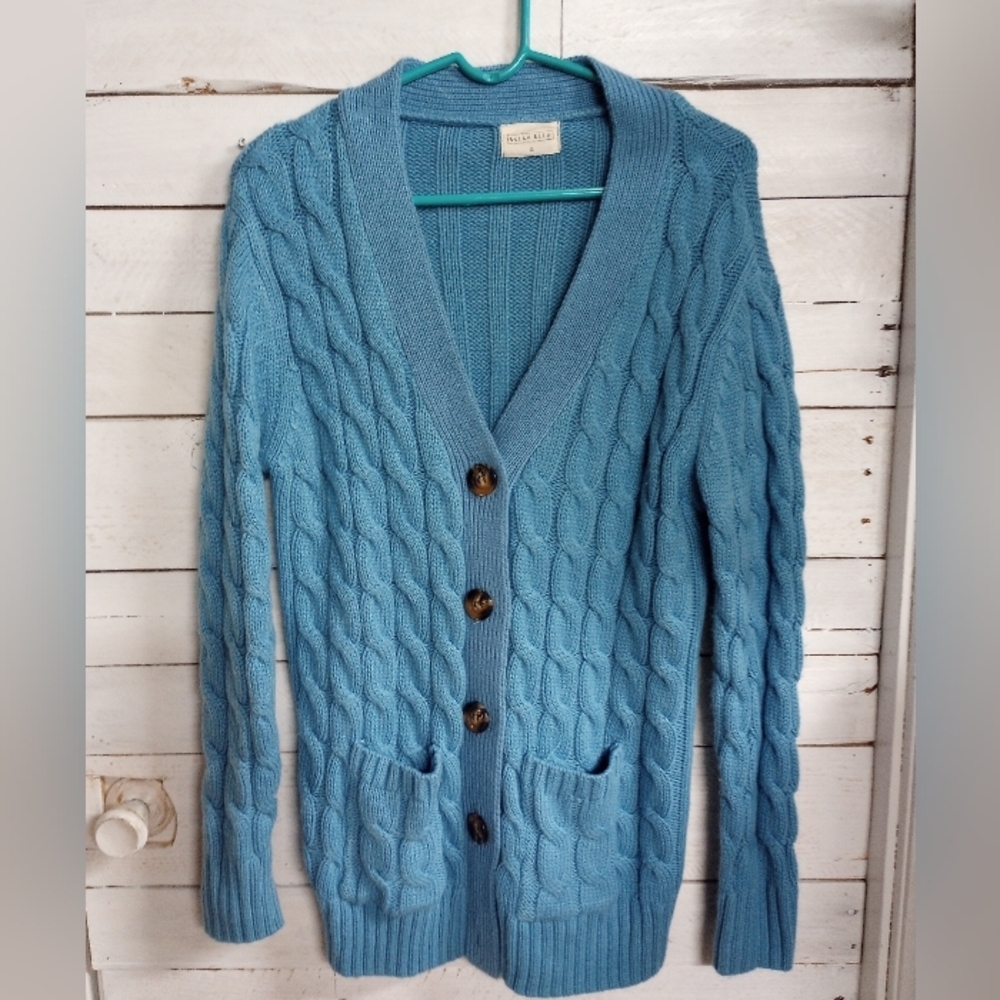Bella Ella Women's Size XL Grandpacore Long Sleeve Chunky Cable Knit Sweater